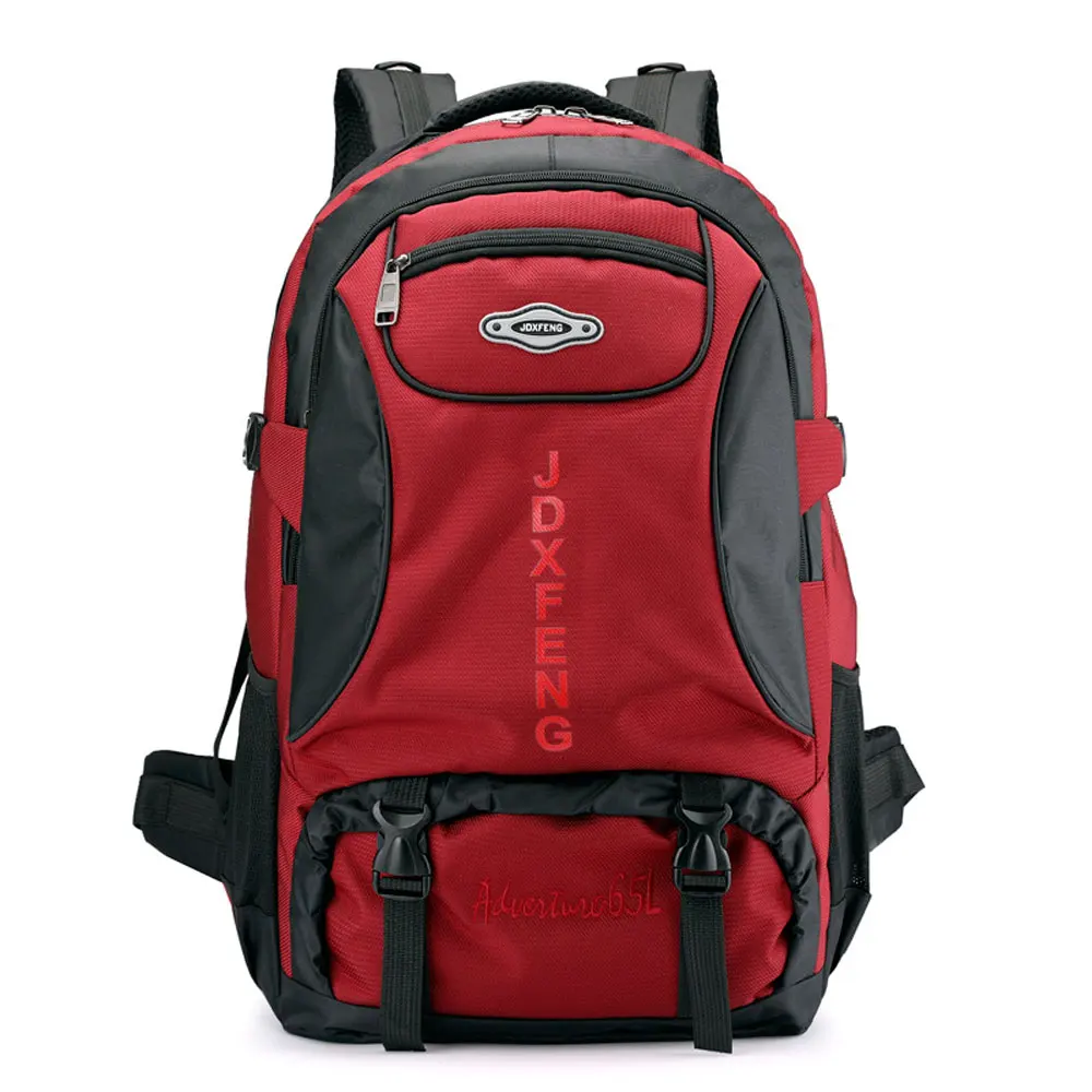 

65L Outdoor Large Capacity Mountaineering Bag Oxford Cloth Waterproof Wear-Resistant Sports Backpack Travel Field Backpack