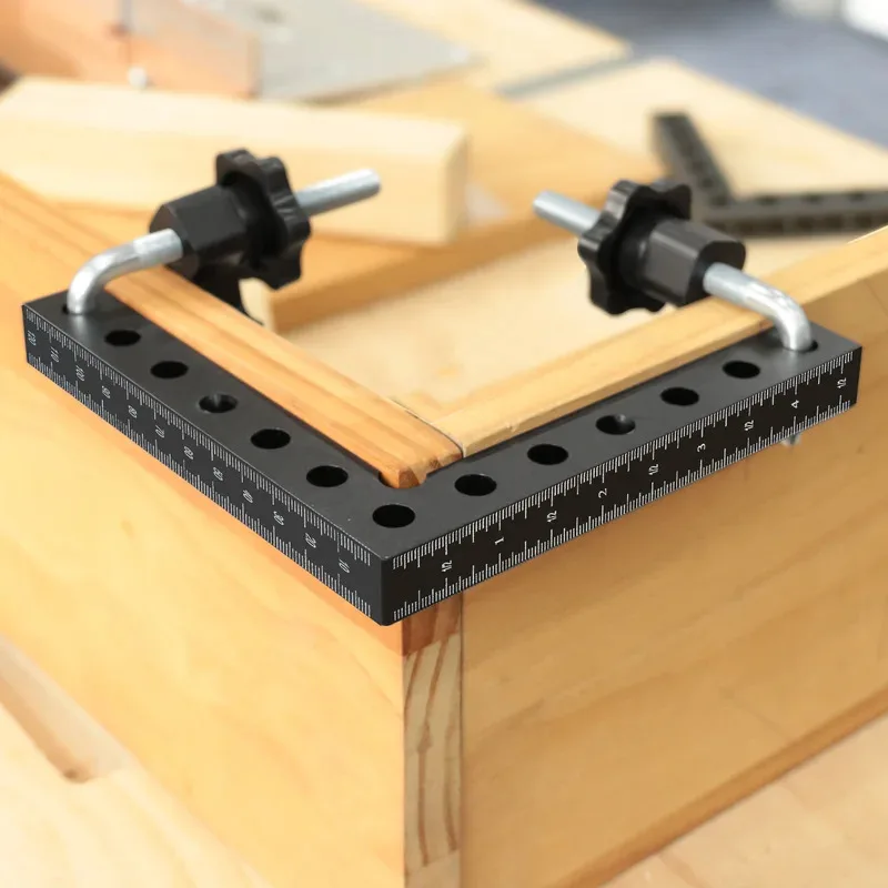 

Деревообрабатывающие инструменты, прямоугольный зажим, угловой квадрат из алюминиевого сплава 90, прямоугольный фиксированный зажим