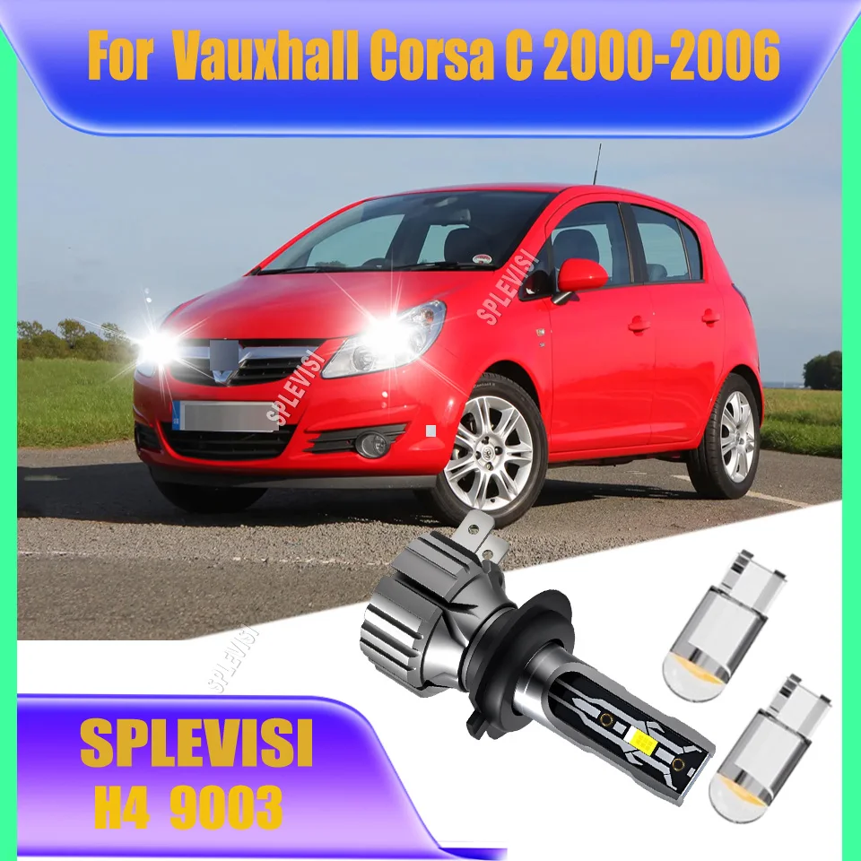 

H7 LED 75W White Headlight Bulbs - Illuminate Roadside Hazards Sooner For Vauxhall Corsa C 2000 2001 2002 2003 2004 2005 2006