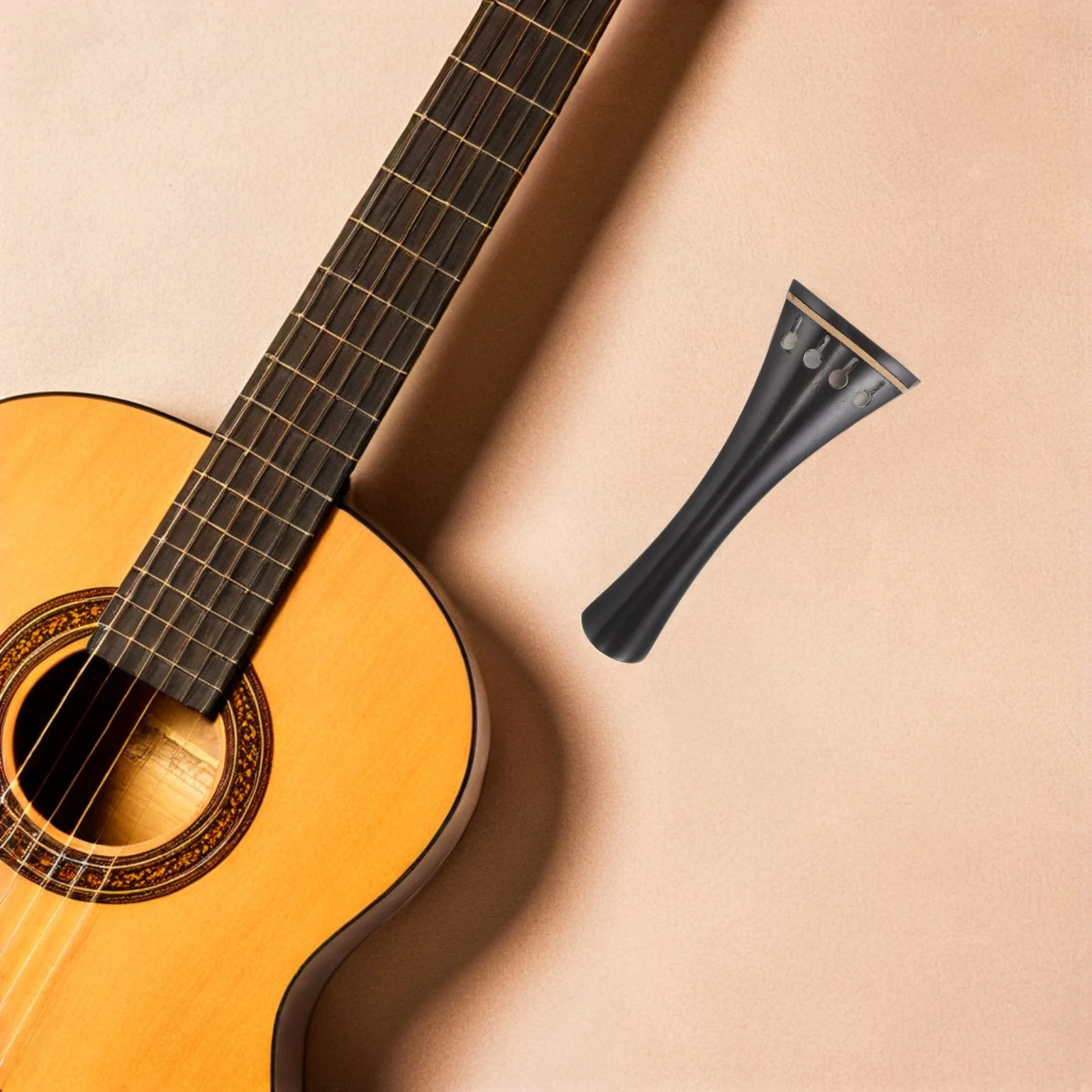 

Violin Accessories Cello Repairing Parts Spare Tail Gut Panel Peg Replacement Boxwood Carbon Fiber Tailpiece