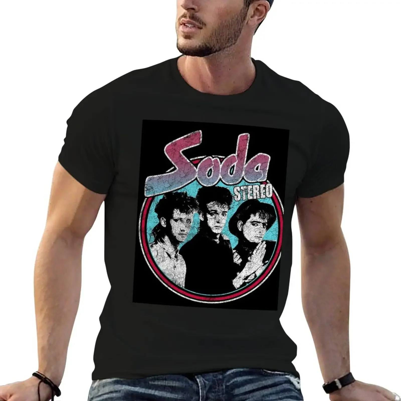 

Soda Stereo Band. T-Shirt anime clothes funny gifts oversize t-shirts man vintage mens funny t shirts