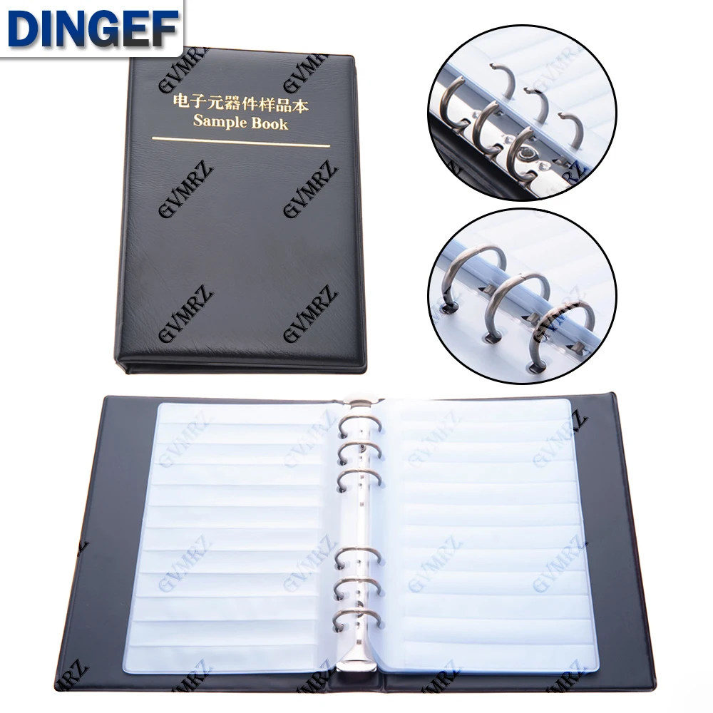 Component book Component sample blank book For SMT resistor capacitor inductor storage notebook