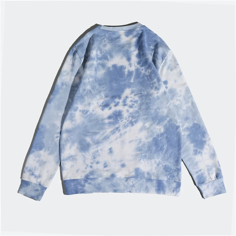 2023 Nieuwe Mode Tie-Dye Print Ronde Hals Trui Vrouwen Herfst/Winter Nieuwe Stijl Dames Losse Grote Maat Trui Met Lange Mouwen