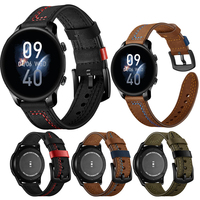 Quick Release Leather Watchbands for Zeblaze Btalk 3 Plus Casual Belt Smart Watch Strap Soft Bracelet Wrist Watch Band