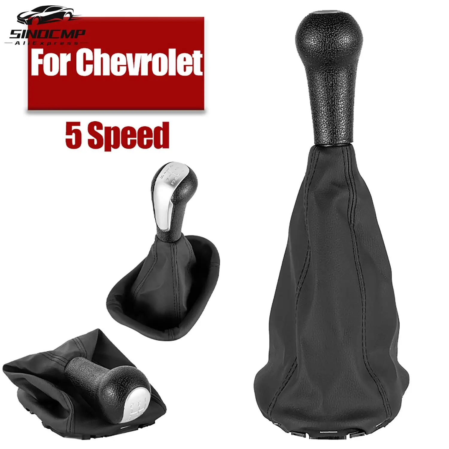 

Manual 5 Speed Gear Shift Knob Shifter With Boot For Chevrolet Spark Holden Barina Spark M300 2011-2015 Car Gear Shift Parts