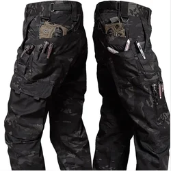 2024 Tactical Pants Men Waterproof Waterproof pants men Combat Trousers Outdoor Multi-pocket Wear-resistant Cargo Pant