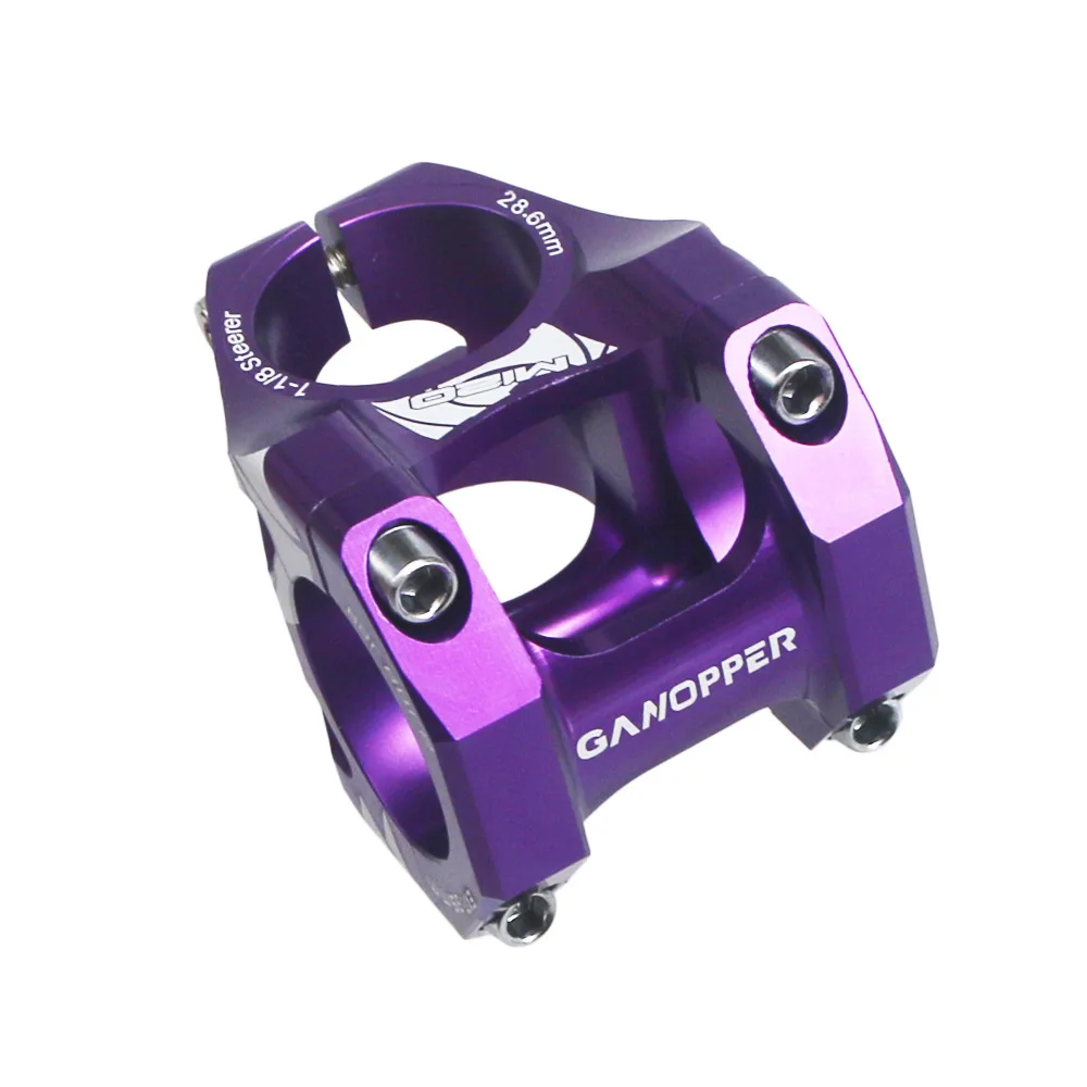 Mountain Bike Handlebars Purple Skeleton Risers Speedy Ultra Short Handlebars 31.8*35mm Bike Accessories