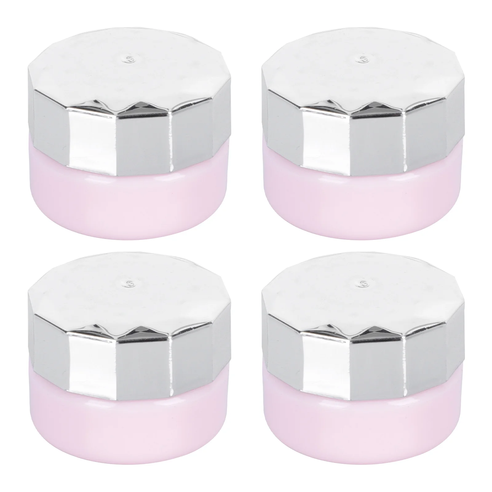 4Pcs Nagellack Gel Flasche Leere Nagel Kleber Behälter Creme Lotion Reise Tragbare Wiederverwendbare Kunststoff Gläser