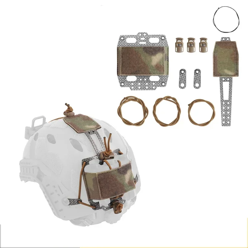 

Tactical Elastic Adjustment Helmet Night Vision Battery Storage Box Pouch Adapter Helmets Bag
