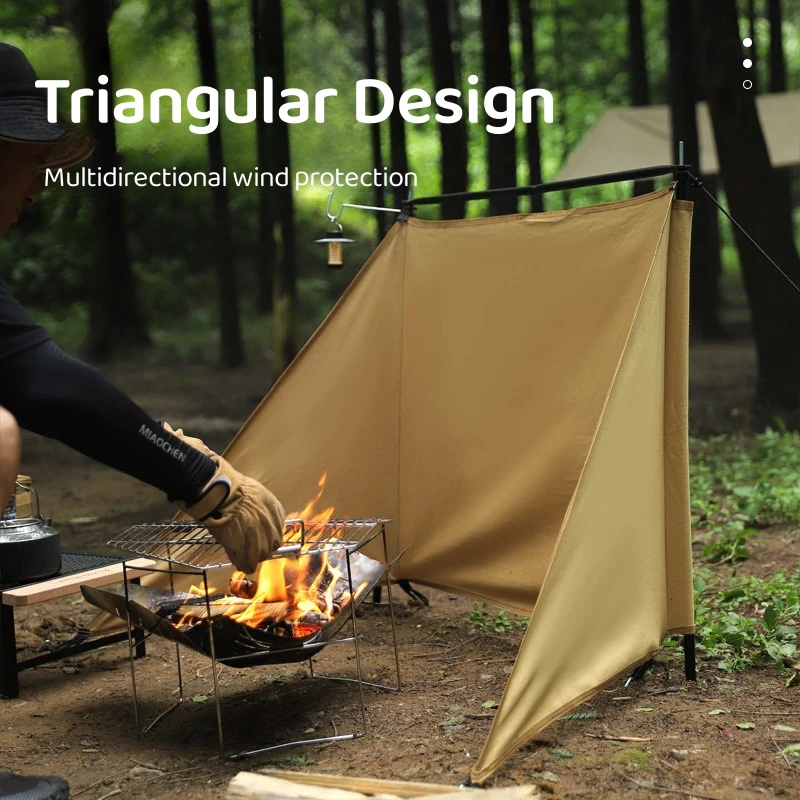 

Camping Folding Sidewall Windscreen Wall for Picnic Gas Stove Tent Shelter Wind Break Wall Outdoor Hiking Screen Windshield