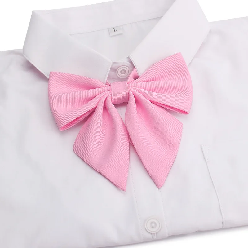 فتاة طالب ربطة عنق مجموعة المرأة سيدة الشريط ربطة القوس فيونكة المدرسة حفلة Bowknot الوردي الأزرق الأسود الكلاسيكية فراشة الملحقات