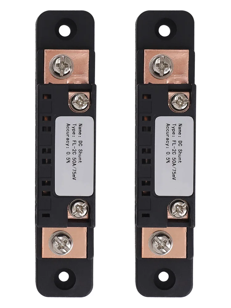 Current Measurement Shunt FL-2C Current Shunt Heat Dissipation Copper Manganese Material Voltage Drop Measuring Device Ammeter