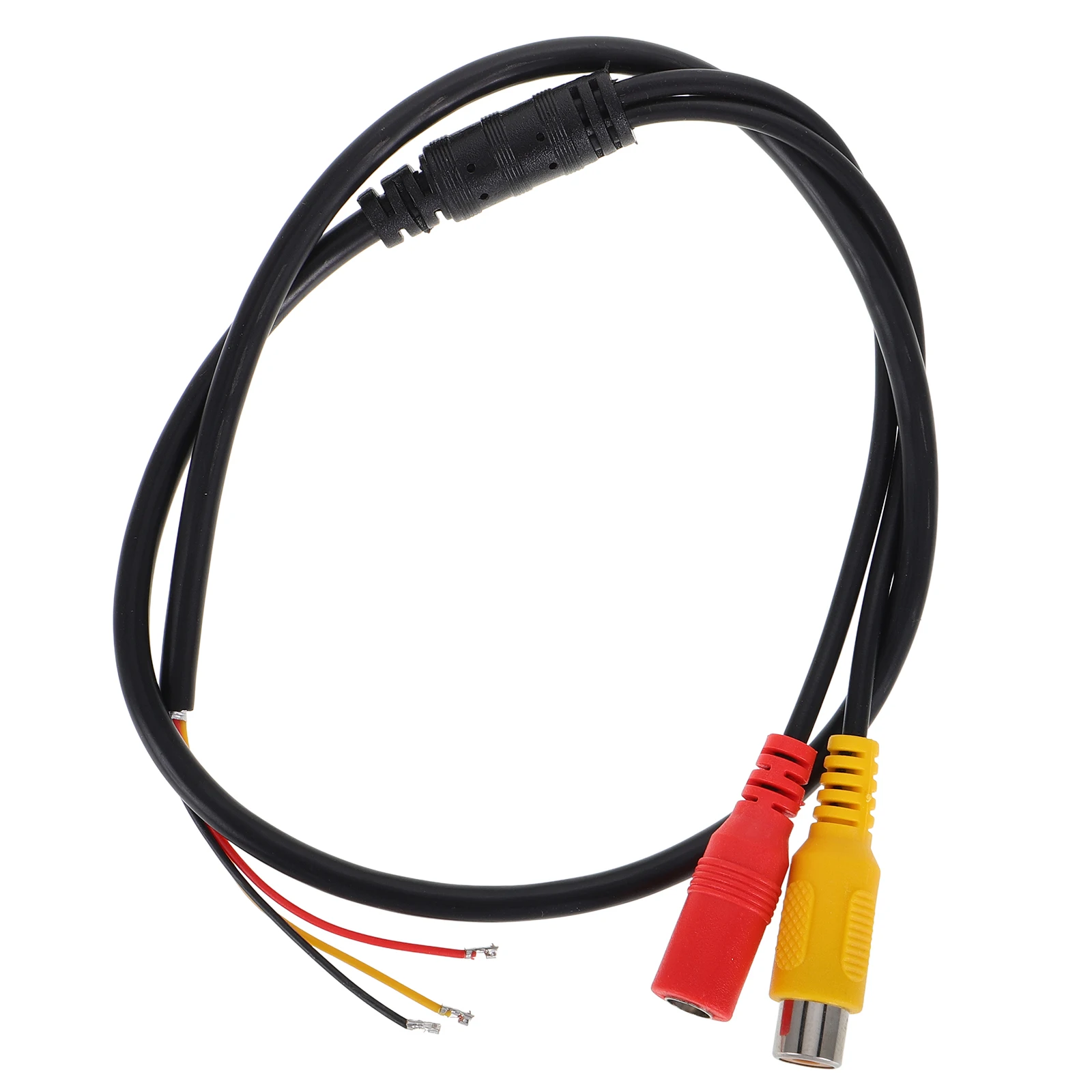 

RCA DC Camera Cable Wiring Harness Alligator Clips Electrical Car Backup Monitor Tail Light Socket Stereo Wire Harness Baby Car