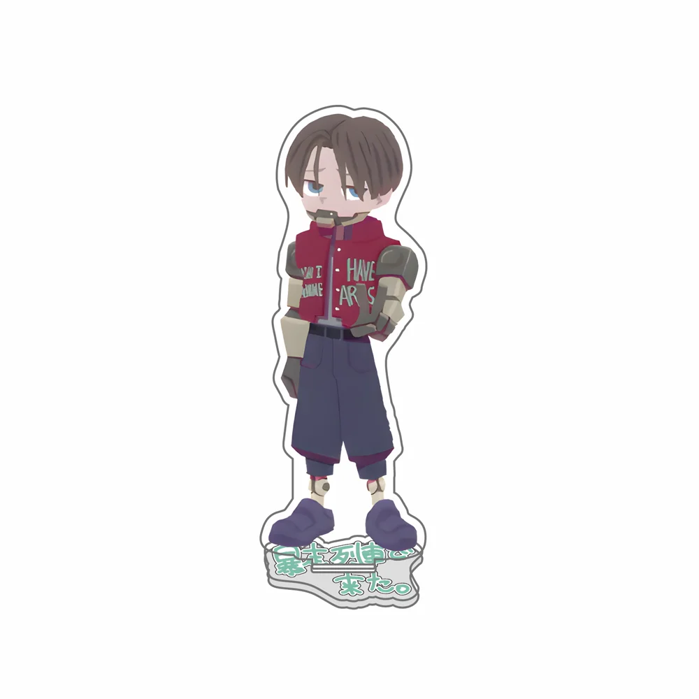 Anime  Milky☆Subway: The Galactic Limited Express 10cm Acrylic Stand Makina/Kujou Tabletop Decorations Accessories Decor Gifts