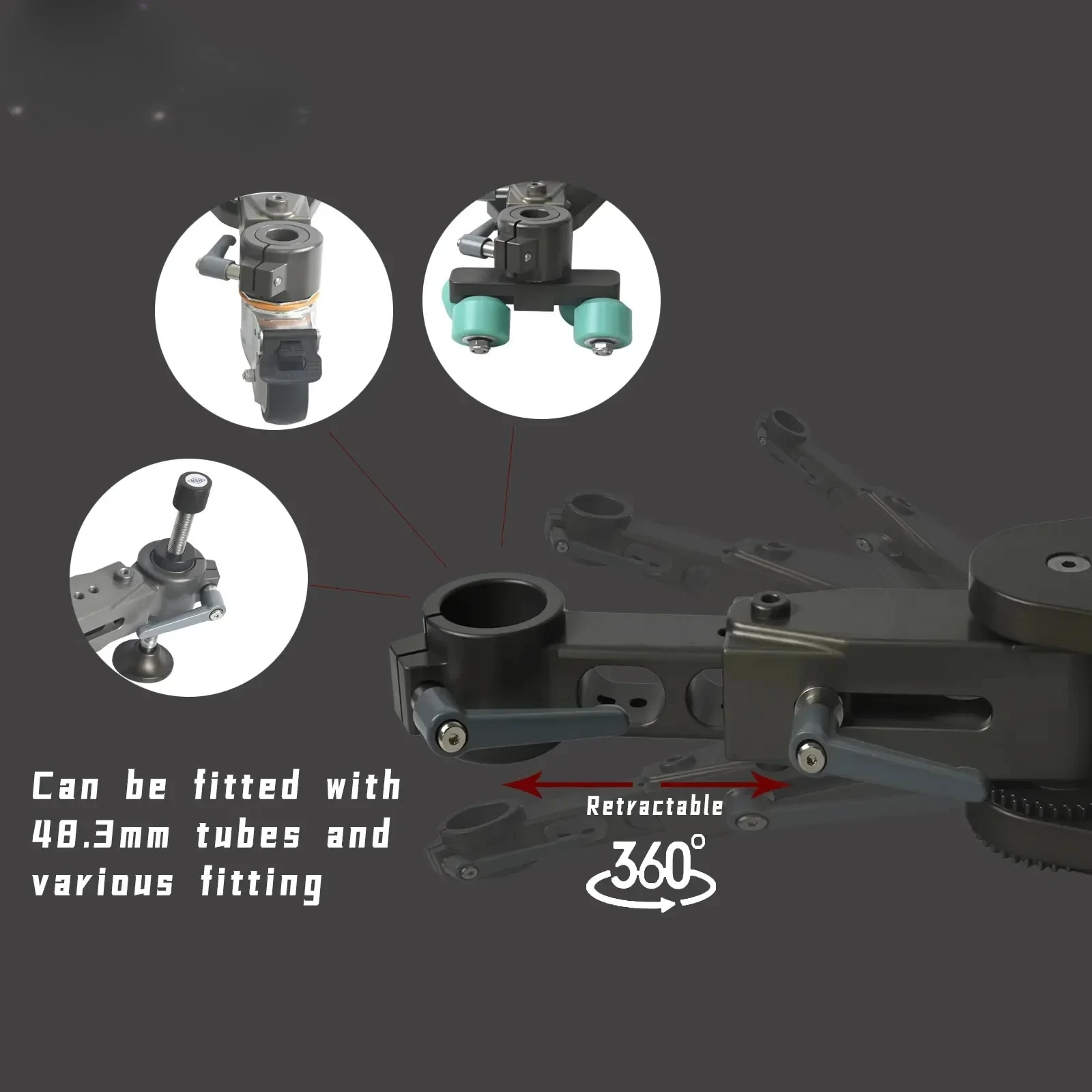 Version Set Versatile Photography Equipment Camera Dolly Track for Video Shoot