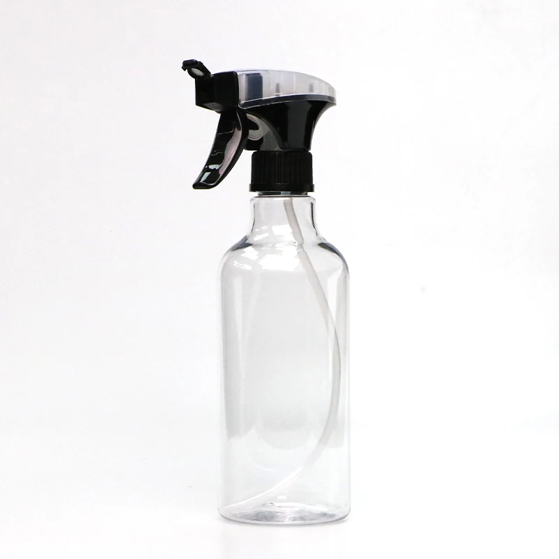 Plastic Empty Spray Bottle 16.9oz/500ml 2 Pack Heavy Duty Spraying Bottles Mist/Stream Water Bottle for Cleaning Solutions,
