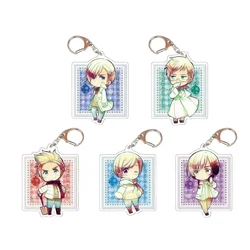Loen Anime Peripheral Store Hetalia: Axis Powers Finland Sweden Denmark Norway Iceland Acrylic Keychain Pendant Gifts About 6cm