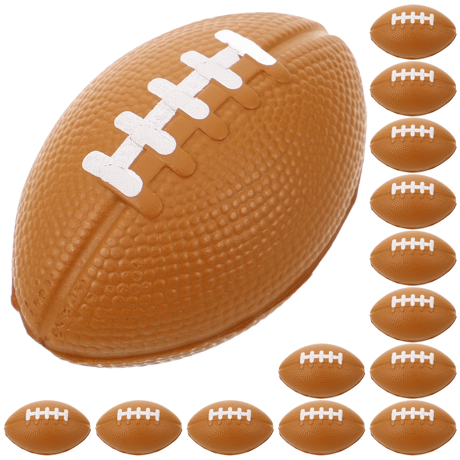 

10pcs Relief Balls 4cm Pu Soft Portable Toy Pressure Release Sensory Ball Mini Football Party Favor Outdoor