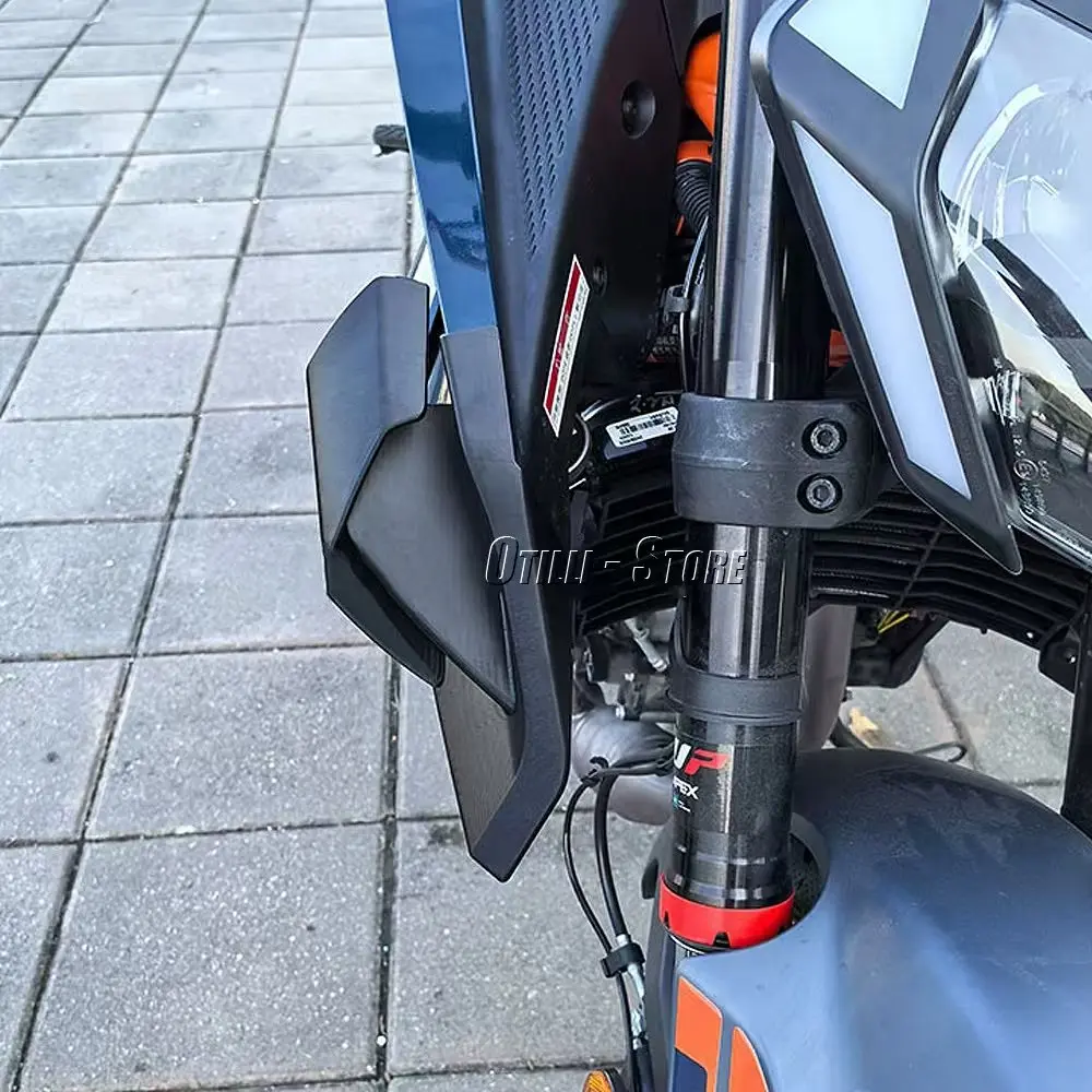 Pelindung Fairing depan ABS KTM 390 DUKE 2024, aksesori motor Winglet aerodinamis, sisi angin