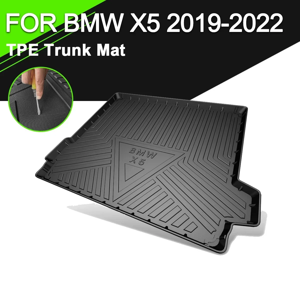 

Car Rear Trunk Cover Mat Non-Slip Waterproof Rubber TPE Cargo Liner Accessories For BMW 1/2/3/5/6/7SERIES X3 X4 X5 X6 MINI