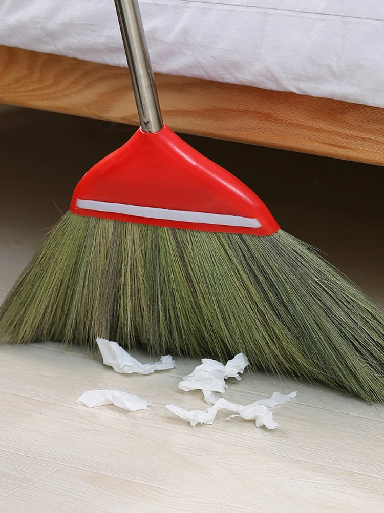 

l Набор метлы и совок из растительного материала для домашнего использования, люди высокого и ор. Можно использовать для развертывания волос и пыли от пола.