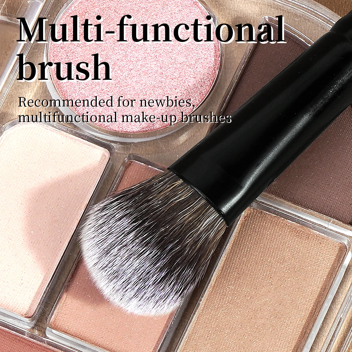 MAANGE 2本入り ディテールコンシーラーブラシ 三角スロープ 完璧な美しさ メイクアップ ブラッシュブラシ リキッドクリーム バフブレンド フェイス用