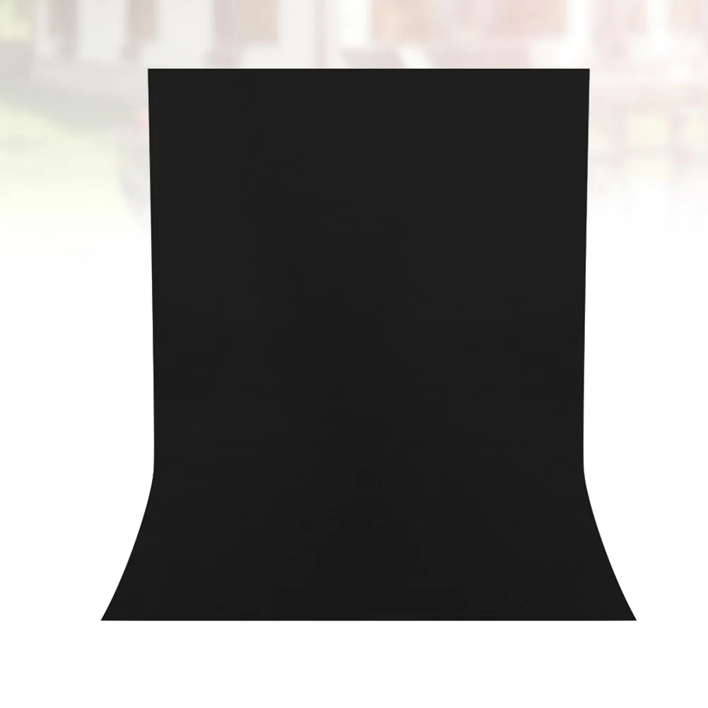 

1pc Black 3X2M Durable Solid Color Background Cloth For Photography Portrait Video Shoot Photo Backdrop Studio Use Photography