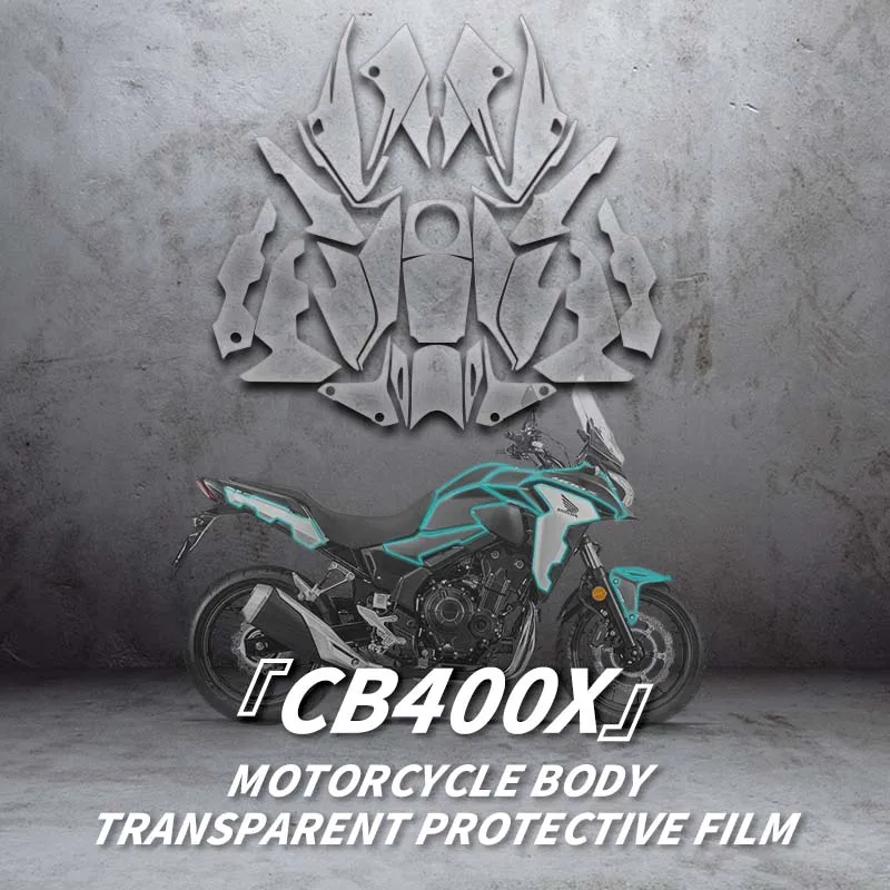 

For HONDA CB400X Motorcycle Full Body Transparent Protective Film Kits Of Bike Accessories Protection Stickers Decals