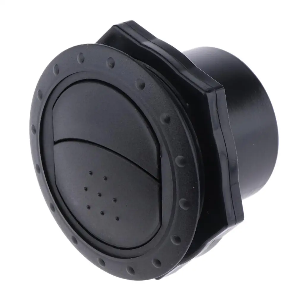 70mm Round A/C Heater Air Conditioning Outlet Vent for Yacht 70x45mm Black