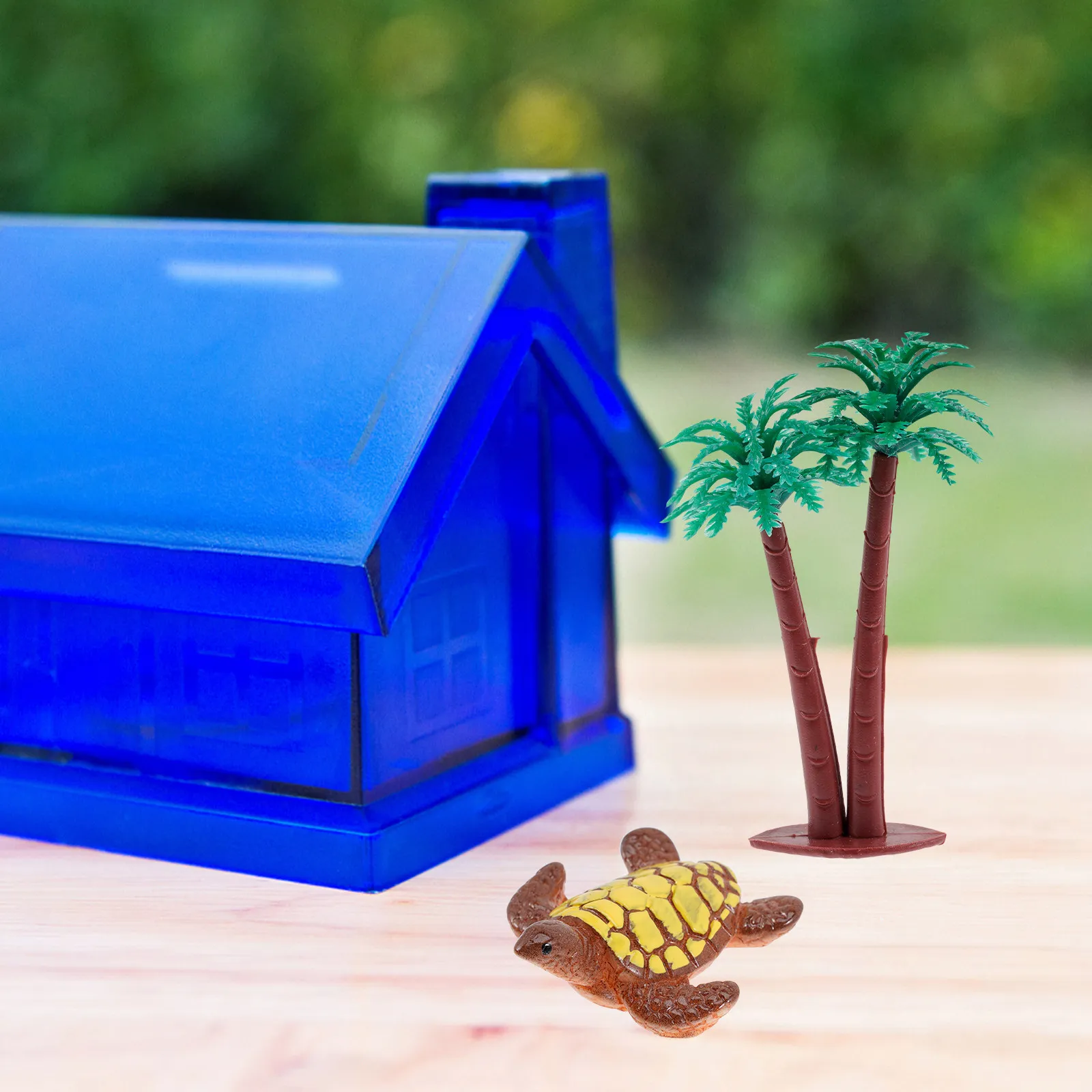 1Set Miniature Beach Shell Accessories Micro Landscape Props Delicate Lifelike Mini House Decoration Mini House Accessories