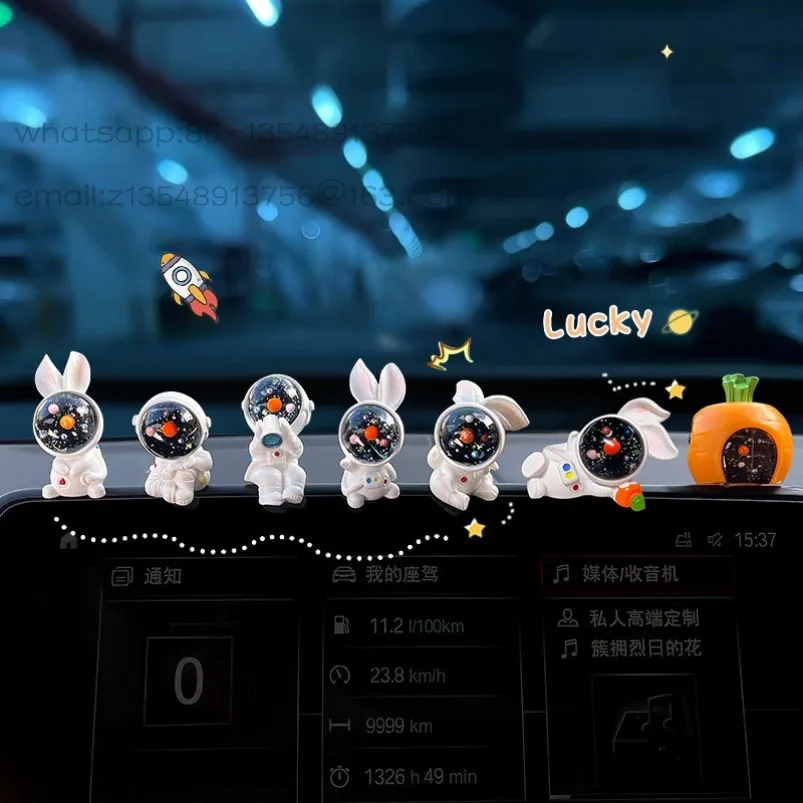 Rabbit car ornaments new creative car decoration spot fast delivery