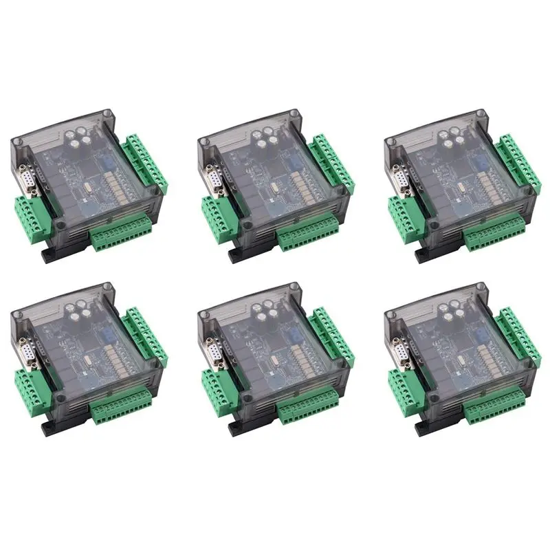 ABDE-6X FX3U-14MR PLC Industrial Control Board 8 Input 6 Output Programmable Control Relay Output, 24 V PLC Control