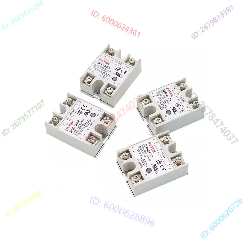 Original FOTEK Single Phase Solid State Relay SSR-10DA SSR-25DA SSR-40DA SSR-50DA SSR-75DA