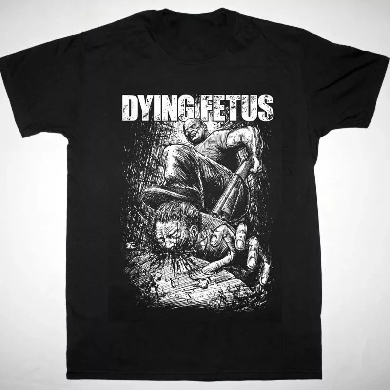 Dying Fetus Band SUBJECTED TO A BEATING Black T Shirt Full Size S5XL