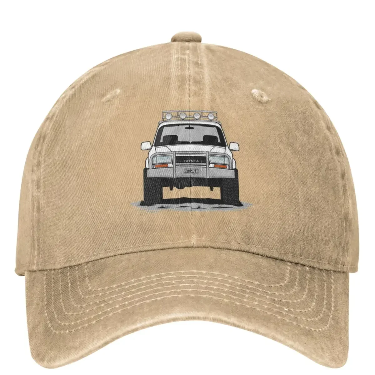 Land Cruiser FJ 80 Series Merch Unisex Baseball Caps Off Road FJ80 Car Caps Hat Vintage Workouts Adjustable Trucker Hat Headwear