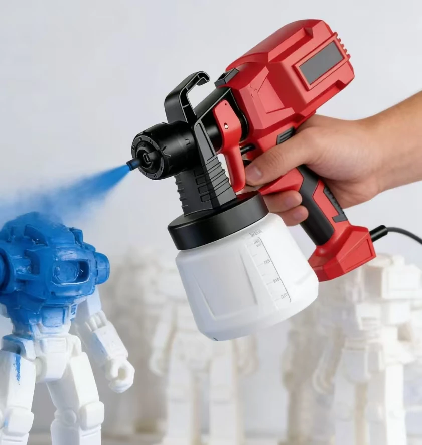 

Portable Handheld Electric Airless Paint Sprayer Household DIY Grade Battery-Powered Cordless Paint Tool Set