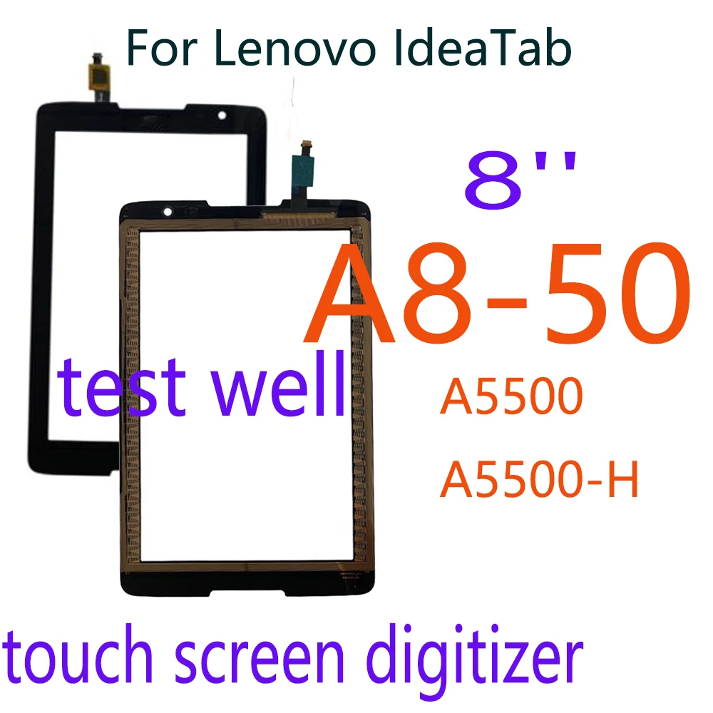 8'' inch Touch Screen Digitizer For Lenovo A8-50 A5500 A5500-H MCF-080-1235-V4 MCF-080-1235 8