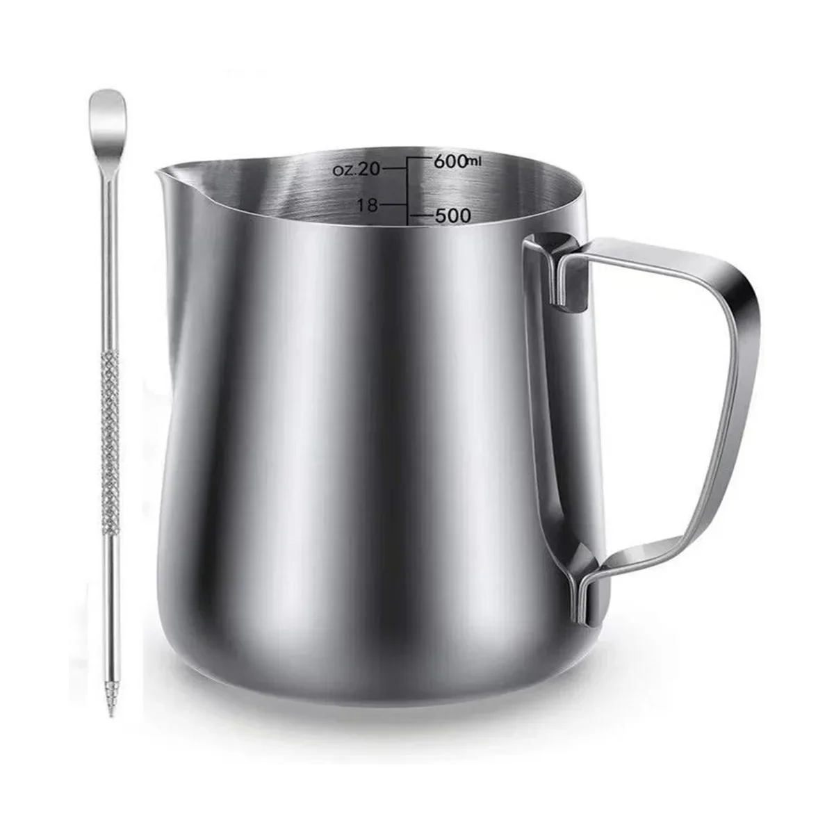 

20Oz/600Ml Stainless Steel Cup Milk Coffee Cappuccino Latte Milk Jug Cup