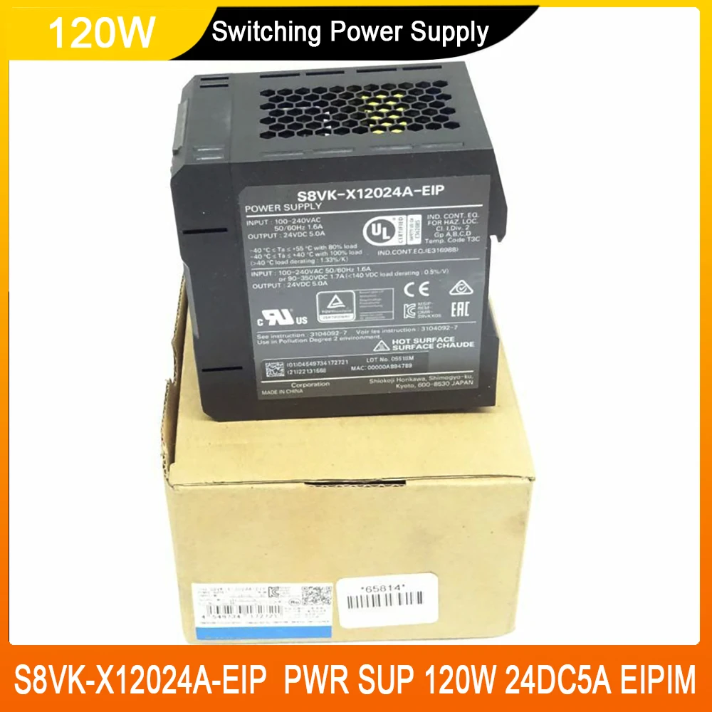 

S8VK-X12024A-EIP Switching Power Supply PWR SUP 120W 24DC5A EIPIM High Quality Fast Ship