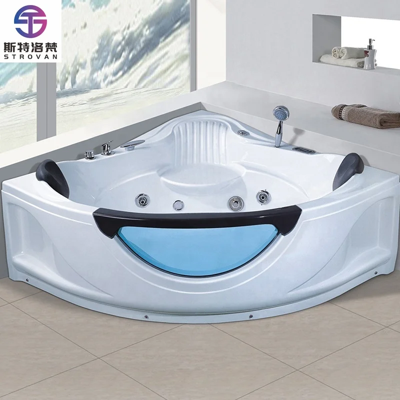 

ZXHK Factory Sell Freestanding Bath Tub Bubble Walk in Soaking 2 Person Whirlpool Massage Bathtub With Spa