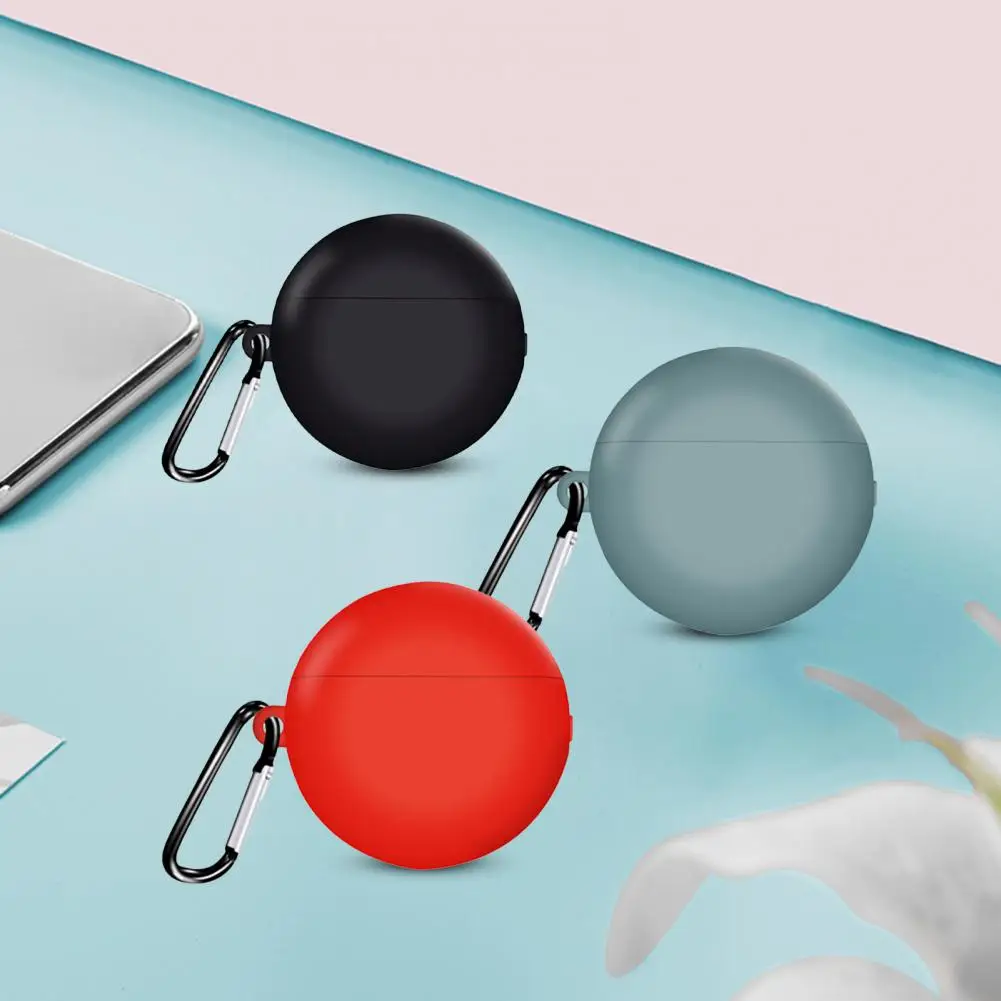 Earphone Case Bluetooth compatible Earbuds Shockproof Soft Silicone Cover Protective with Anti lost Strap for Freebuds 3