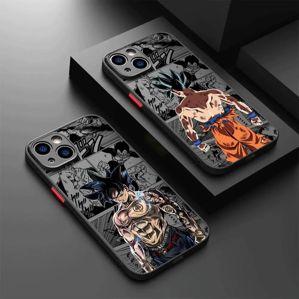 Anime B-Balls Case For Samsung A73 A72 A71 A53 A52 A51 A42 A33 A32 A31 A30 A23 A22 A14 A13 D-Dragons 5G Matte Transparent Capa