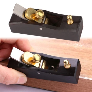 Mini pialla a mano per la lavorazione del legno, pialla per legno, utensile manuale, rifilatura a fondo piatto, per piallatura del legno, levigatura della superficie