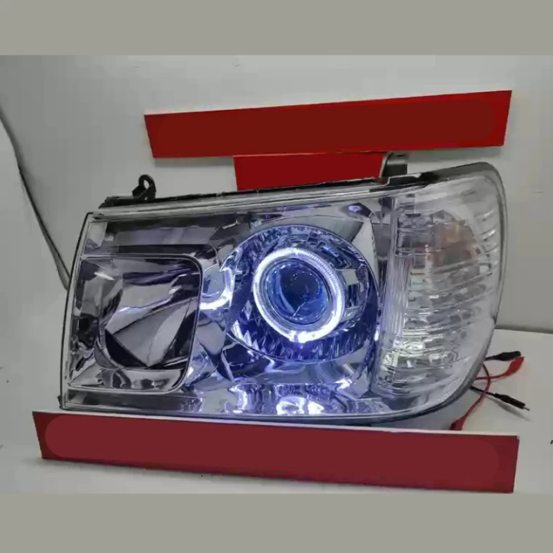 LED Daytime Running Light for Toyota Land Cruiser LC100 4500 4700 98-05 Modified Single-Piece Headlight Assembly