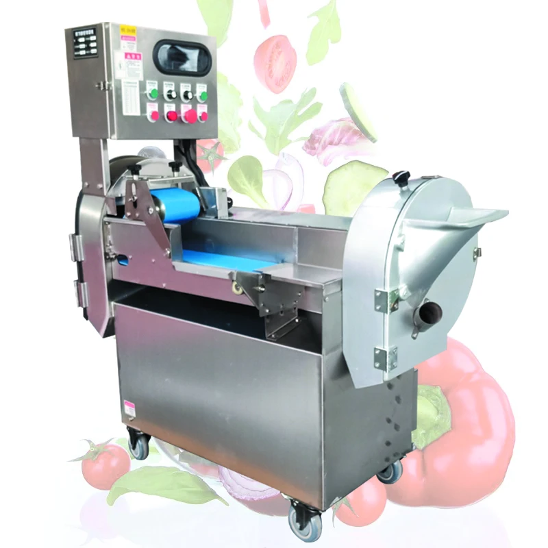 Hotel Canteen Commercial Vegetable Cutting Machinery Multi Function Slice Shred Dice Segment Maker Vegetable Cutter Machine