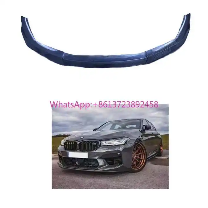 

MP Style F90 Carbon Fiber Front Bumper Lip Front Splitter Lip for BMW M5 LCI F90 Carbon Fiber Lip 2021+ 3PCS/SET