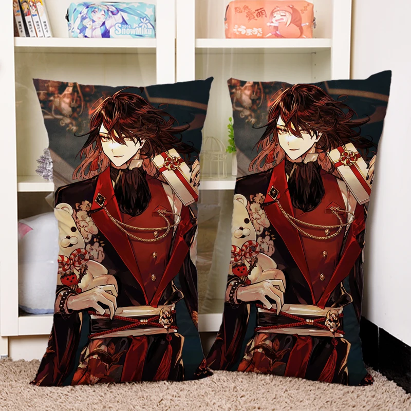 Anime Cartoon Luxiem ike luca mysta ectangle Poszewki Dakimakura Pillows Cases Cover Pillowcase Cosplay Cushion Gift No.20220722