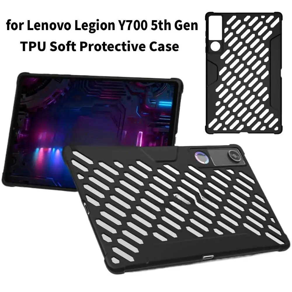 

Breathable Protective Case for Lenovo Legion Y700 5th Gen 8.8 Inch 2026 Tablet Anti-Scratch Shockproof TPU Soft Shell Cover