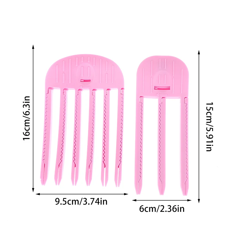 1/2Pcs Fluffy Hairpin Curling Bangs Clips Fashion High Skull Top Fluffy Tool Women Curling Fixed Shape Clips Cushion Hairroot