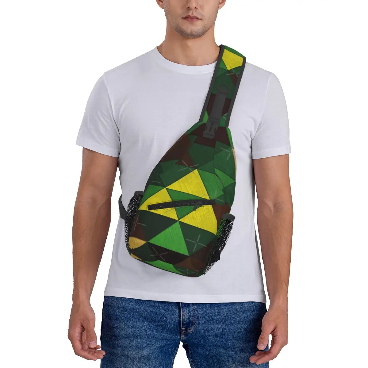 Triforce Quest-Sac de poitrine personnalisable pour bureau, sac de grande capacité, beau cadeau, vacances